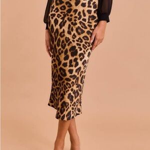 Gilli Animal Print Pencil Skirt, S